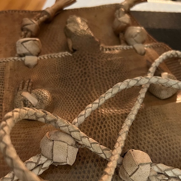 Handmade Gator or Lizard Vintage Genuine Leather Bag - Picture 8 of 8